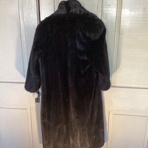 Luxurious Black Mink Vintage Full Length Coat